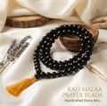Original Black Hakik Mala –  for Meditation, Japa & Protection